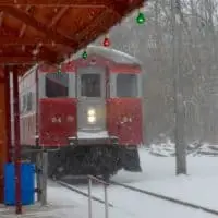 Santa Train Ride, East Troy Electric Railroad East Troy Christmas Trains Lake Country Family Fun
