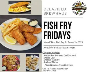 Delafield Brewhaus fish fry