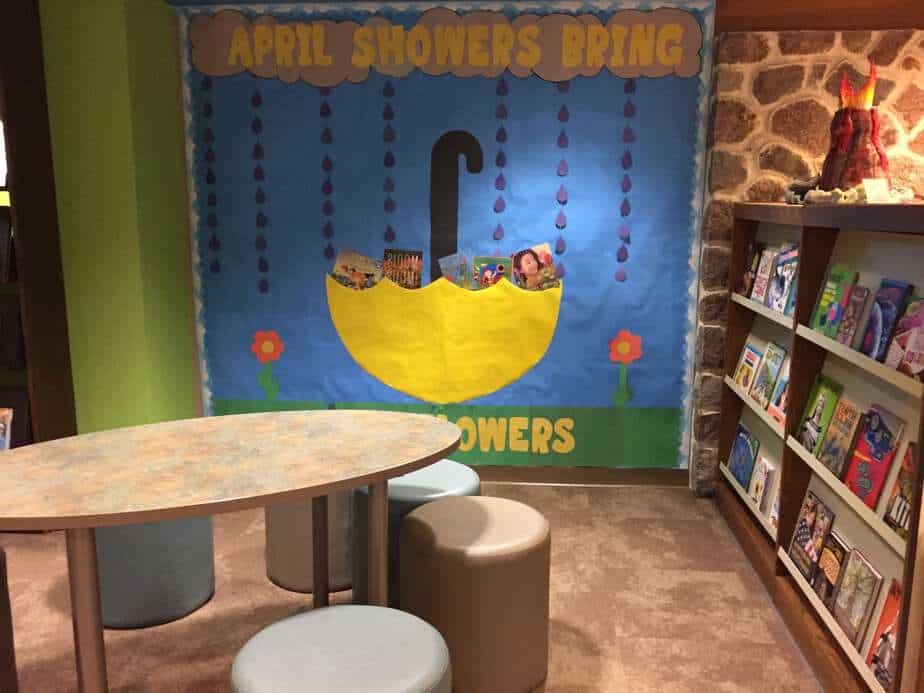 Brookfield Public Library Kid sitting area