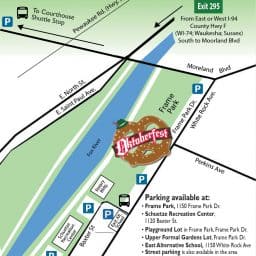 Map Waukesha Oktoberfest