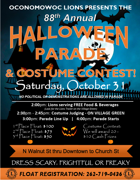 Oconomowoc Halloween Parade