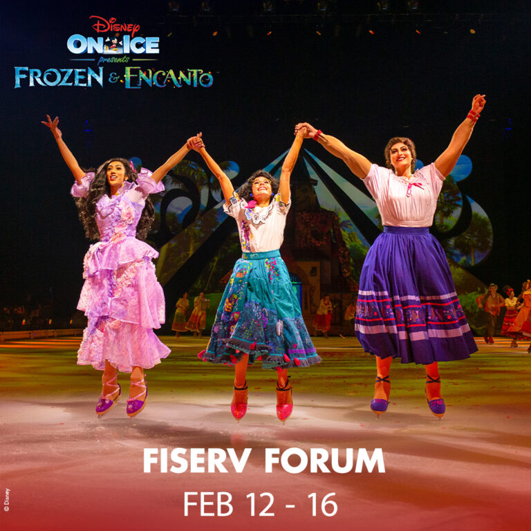 Disney on Ice Encanto Fiserv Forum Graphic