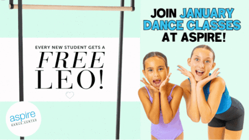 Aspire Dance Center Leotard January 2025 Banner Gif