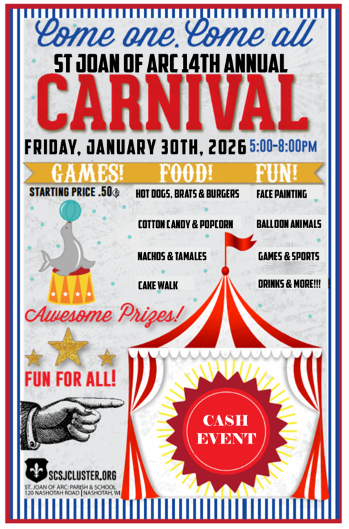 St. Joan of Arc Carnival Flyer 2026