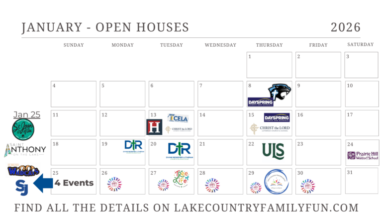 January - OPEN HOUSES