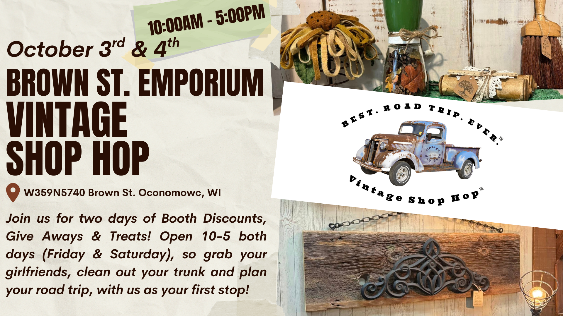 Vintage Shop Hop