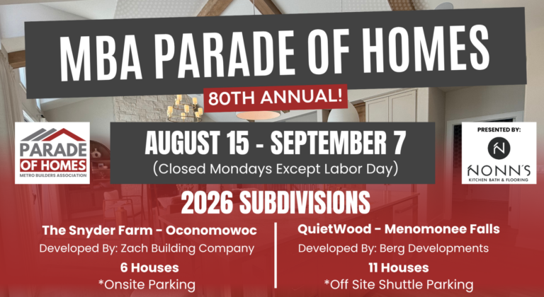 MBA Parade of Homes Ticket Sales