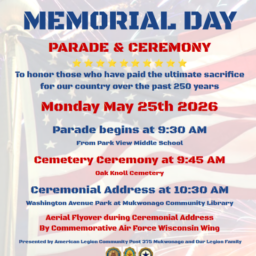 Mukwonago Memorial Day Parade 2026