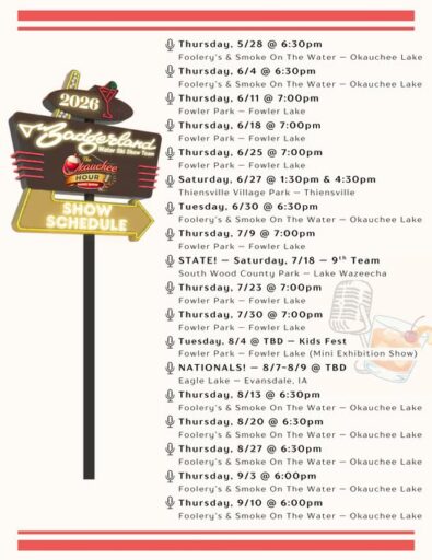Badgerland Ski Team 2026 Schedule