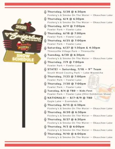 Badgerland Ski Team 2026 Schedule