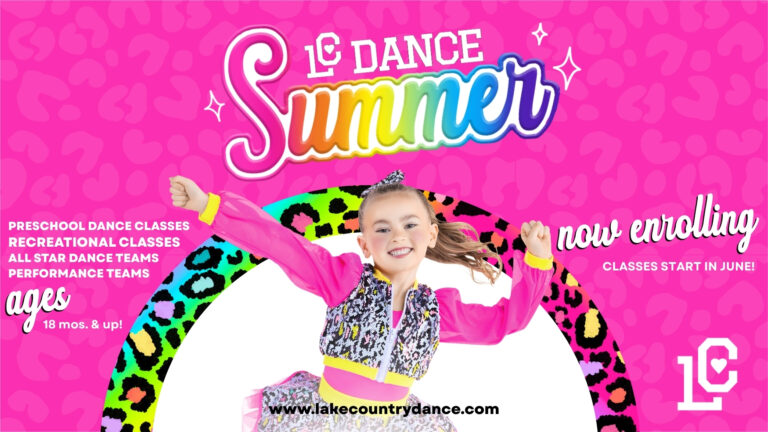 Lake Country Dance Summer 2026 Graphic