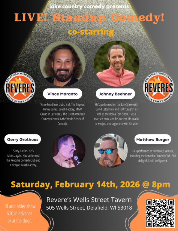 Lake Country Comedy February 2026