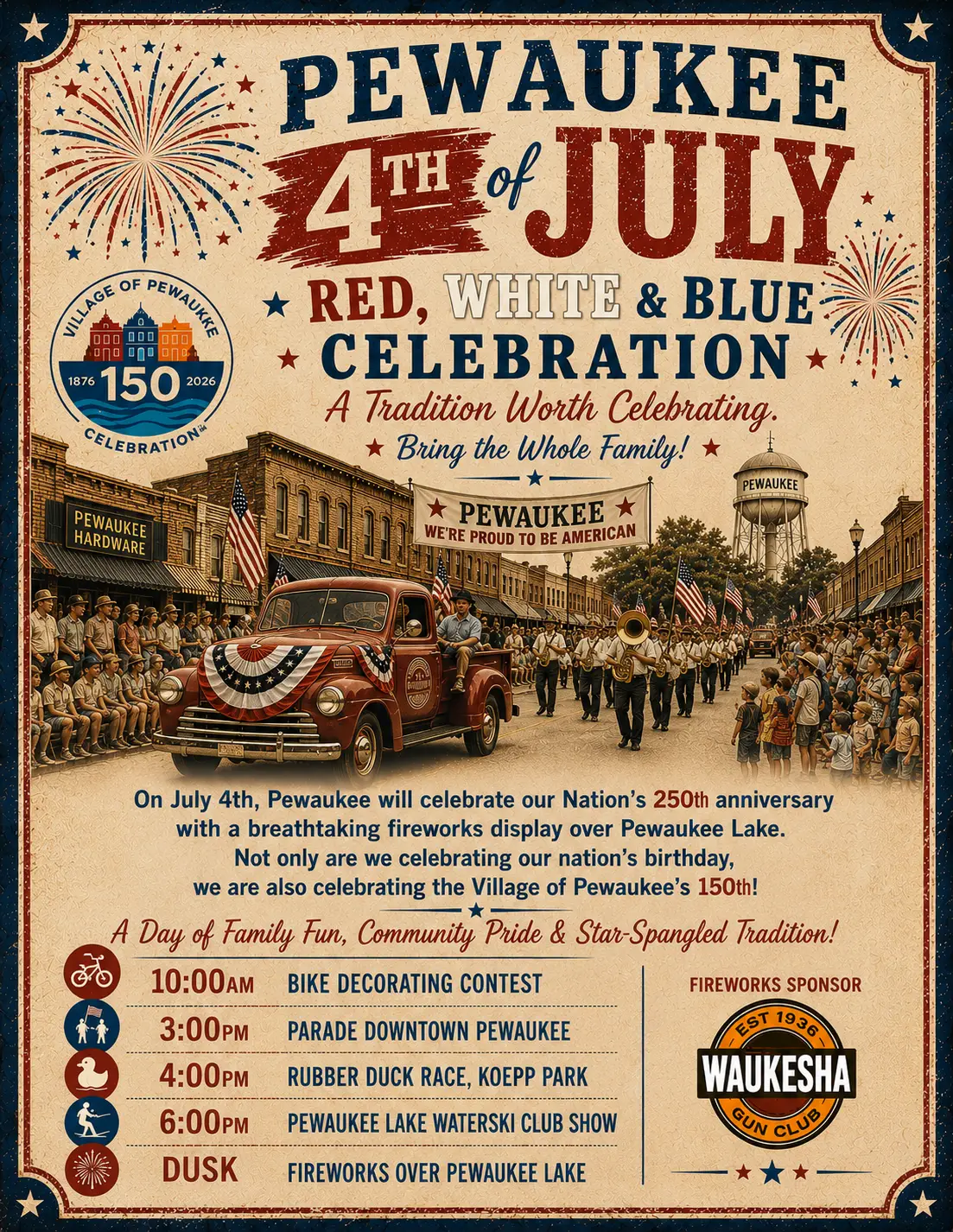 Pewaukee 4th of July 2026