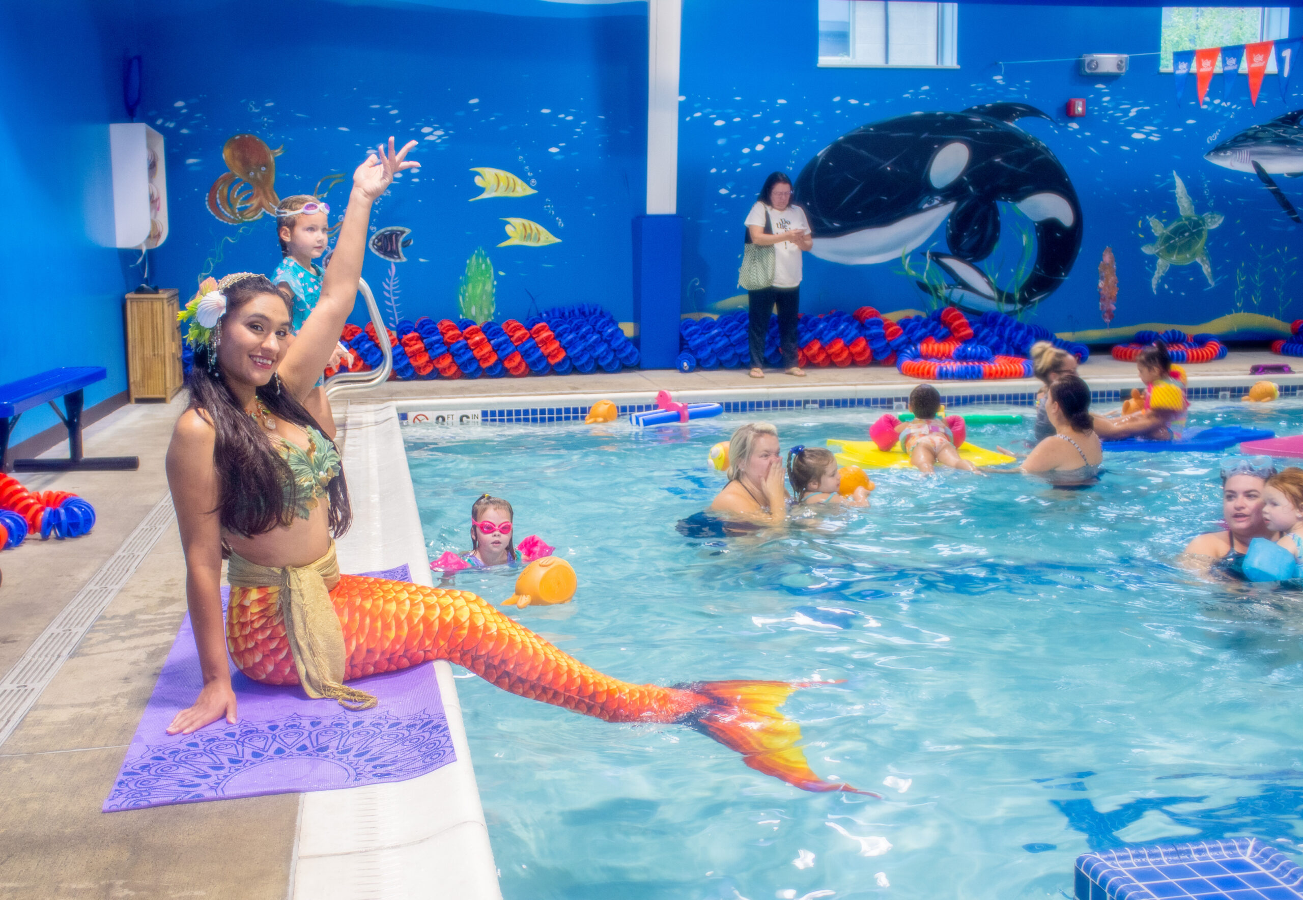 Swim with a Mermaid Goldfish Swim School Fairytale Birthday Company