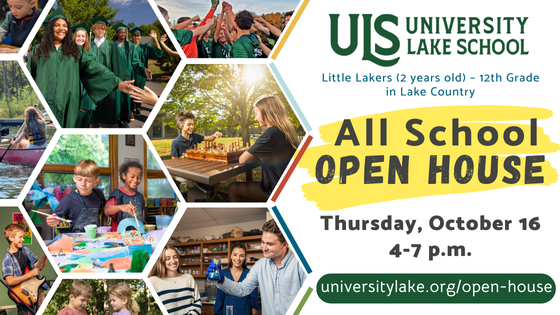 University Lake School Open House 2025
