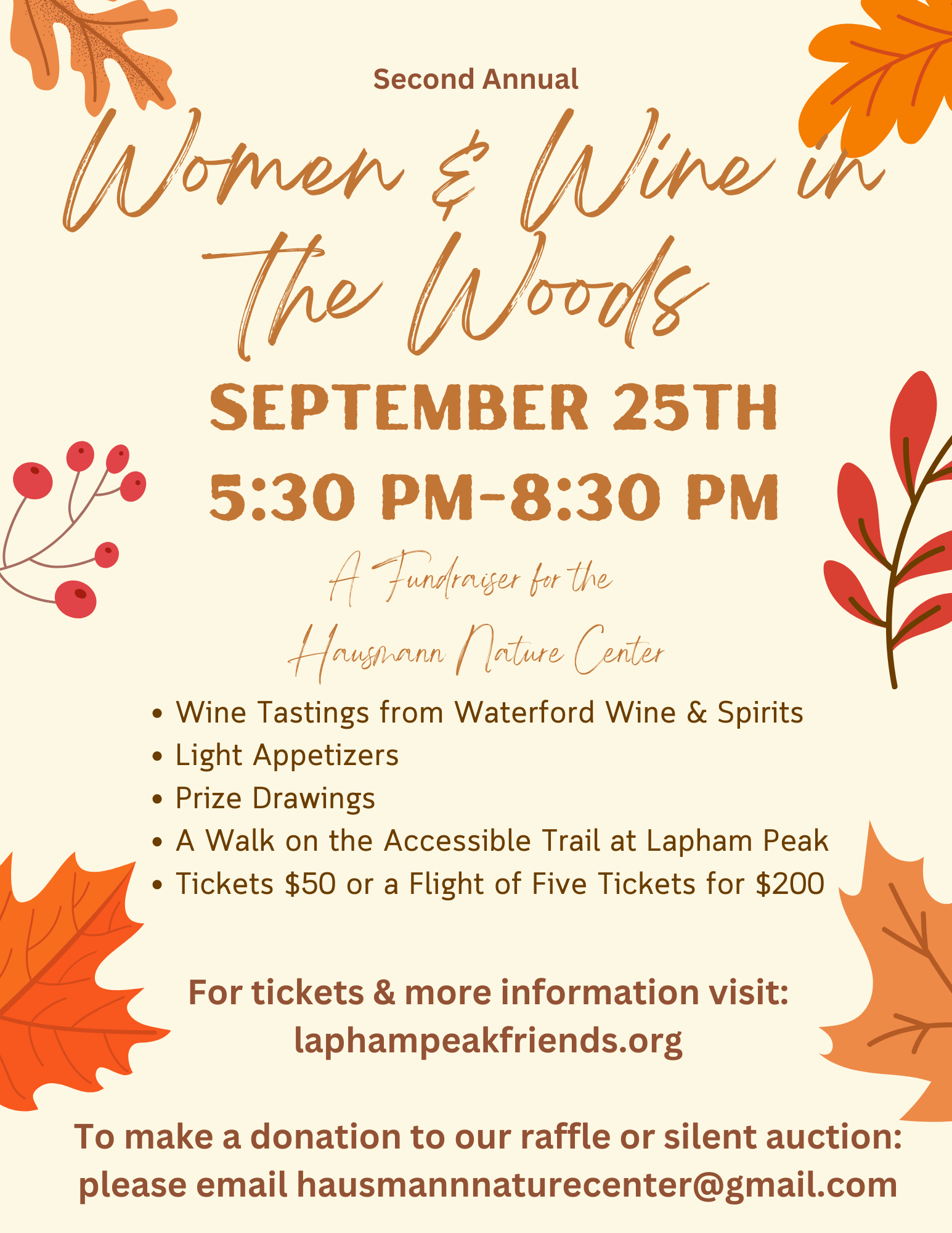 Women & Wine in the Woods