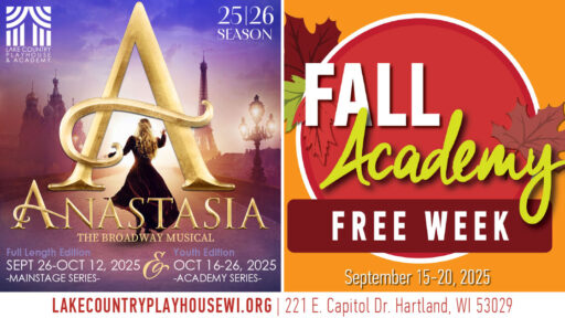 Lake Country Playhouse Fall Ad 2025