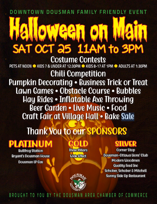 Halloween on Main Dousman 2025