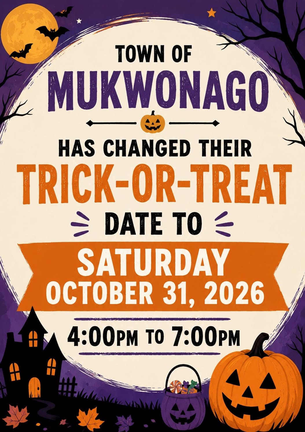 Town of Mukwonago Trick or Treat 2026