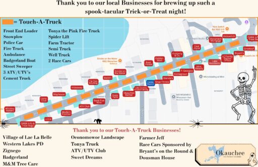 Okauchee Trick or Treat Touch a Truck