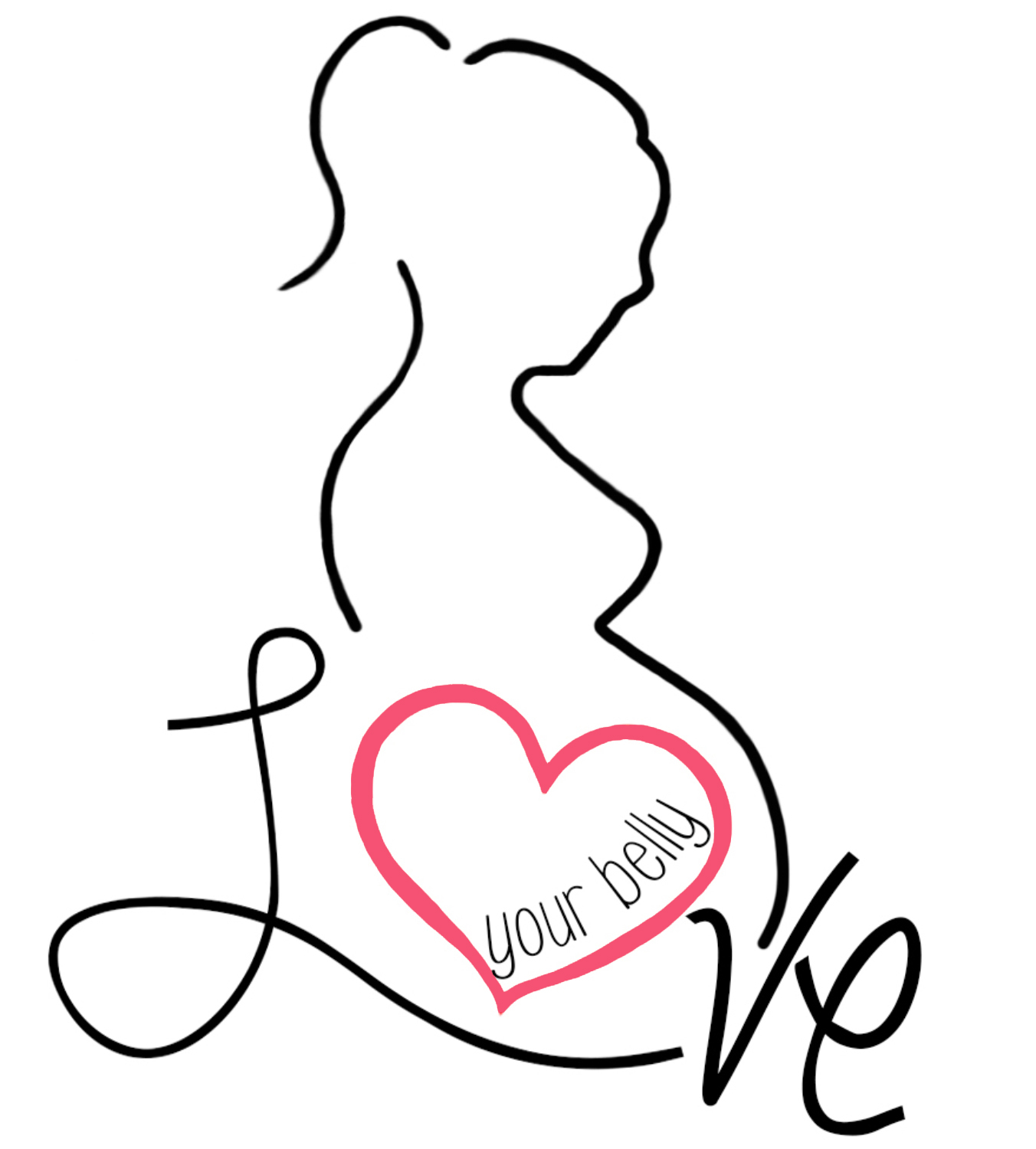 Love Your Belly Graphic _pink3
