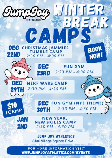 Jump Joy Athletics Winter Break Camps