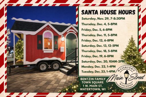 Watertown Where to See Santa 2025
