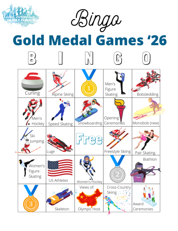 Gold Medal Games Bingo 2026