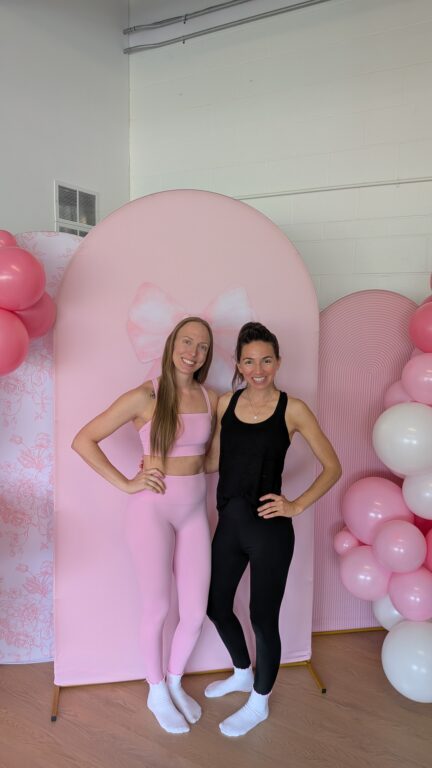 8th State Hot Yoga + Fitness Christina and Erin at Pilates Grand Opening Oconomowoc