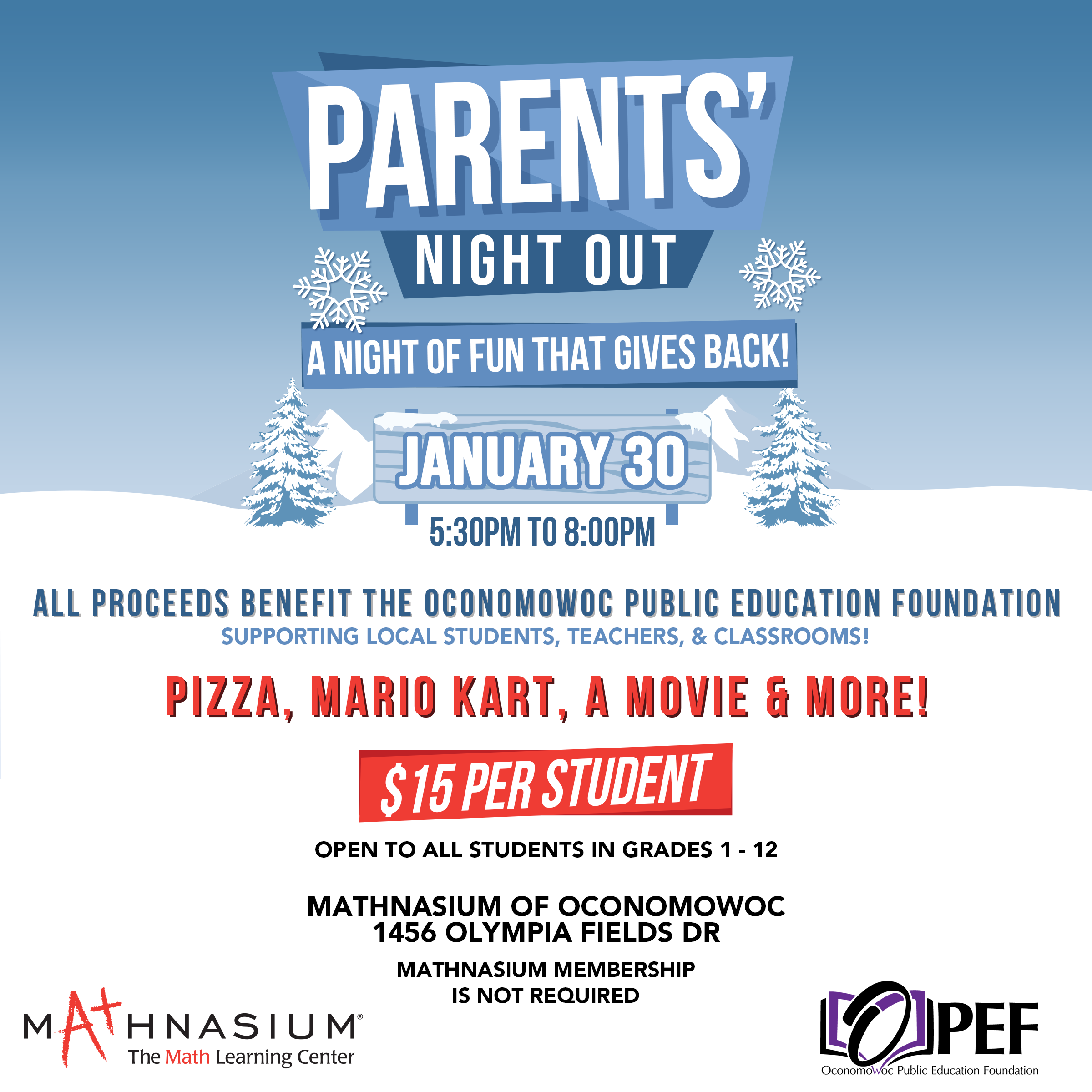 Mathnasium Parents Night Out