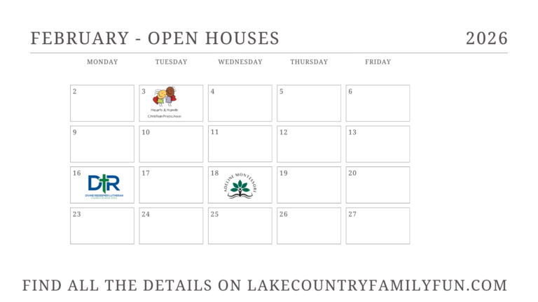 February Open Houses
