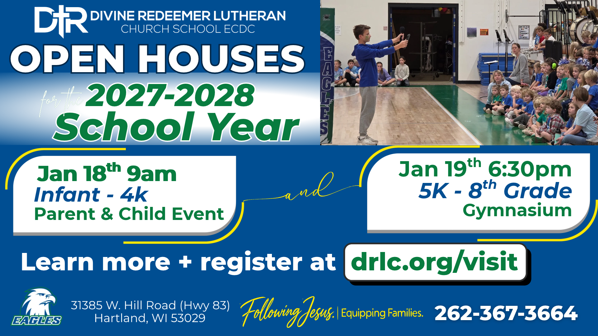 Divine Redeemer Open House 2027