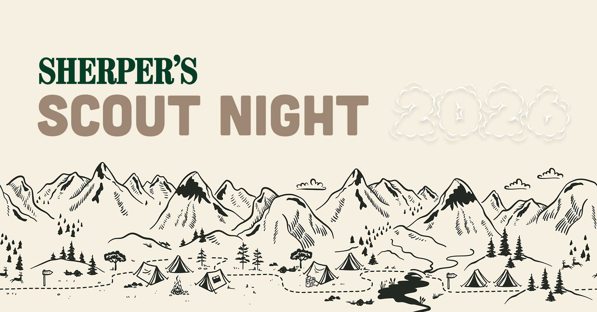 Sherper's Scout Night Scout Night at Sherpers