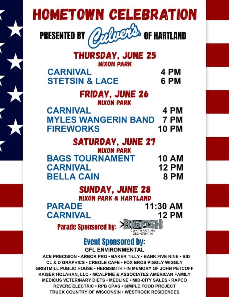 Hartland Hometown Celebration 2026