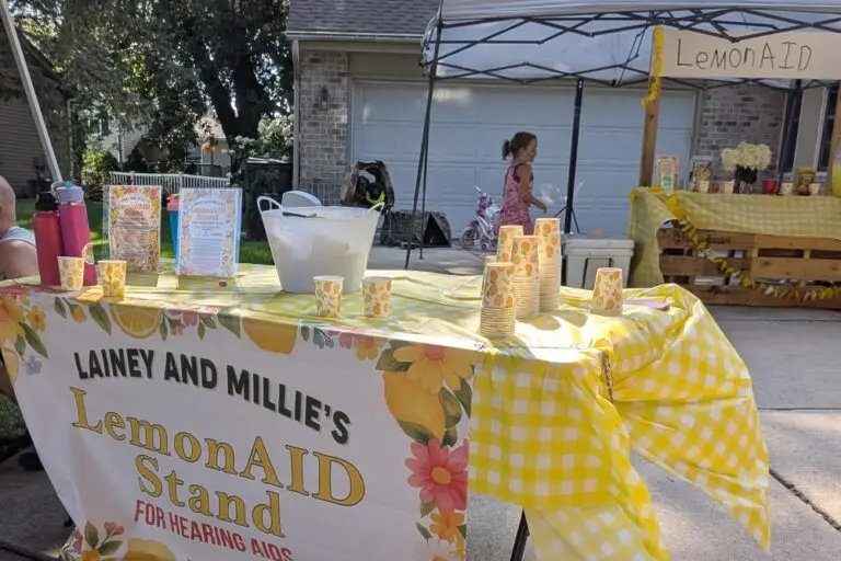Lainey & Millie’s Annual LemonAID Stand for Hearing Aids