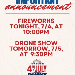 New Berlin 4th of July 2026 Update