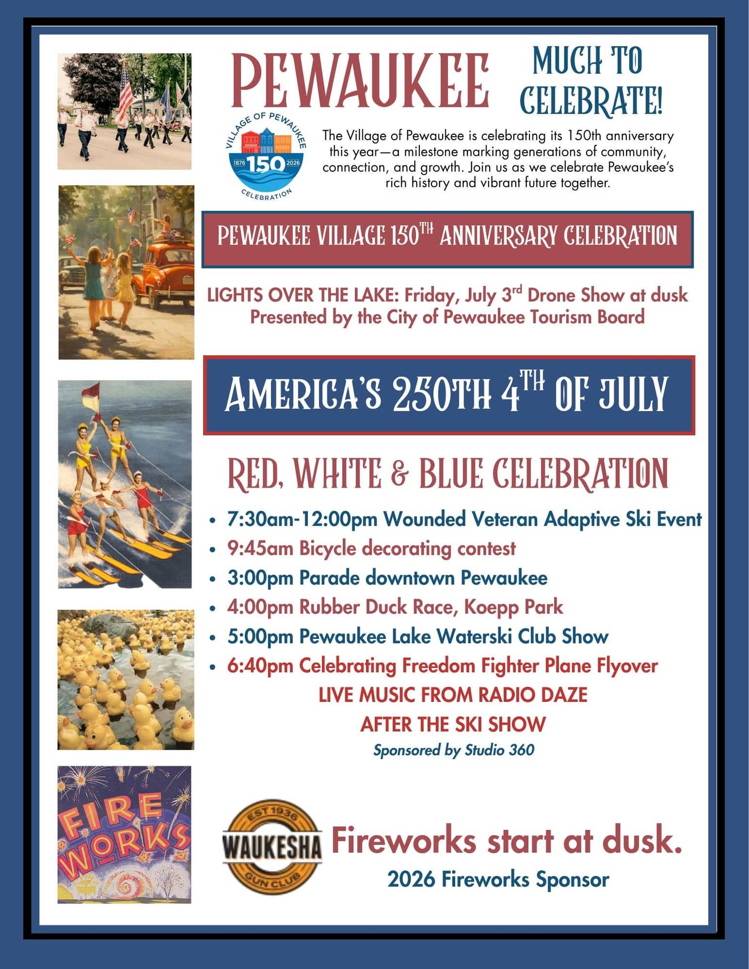 Pewaukee Lake Fireworks 2026