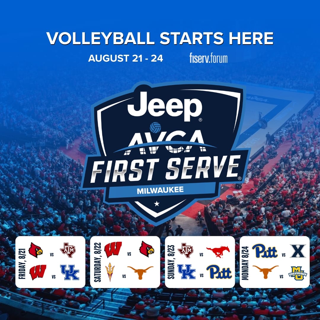 Jeep AVCA First Serve Fiserv Forum