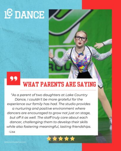 Lake Country Dance Review Testimonial