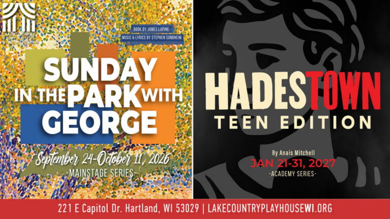 Lake Country Playhouse Hartland September 2026
