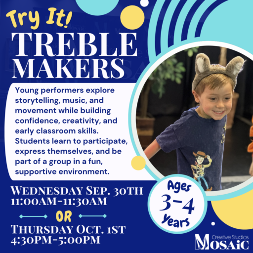 Try it Free Classes at Mosaic Creative Studios in Brookfield