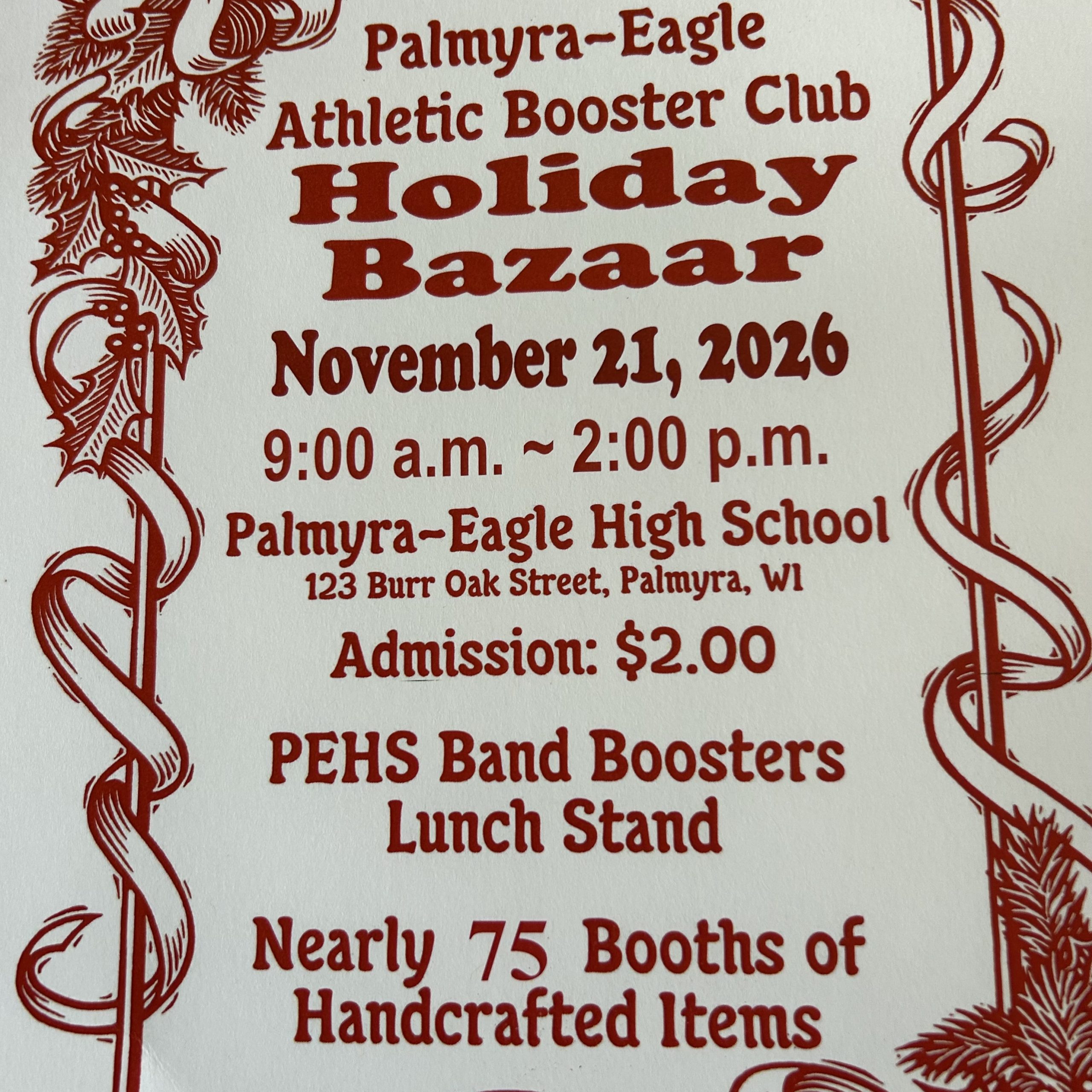 Palmyra-Eagle Holiday Bazaar